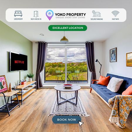 Penthouse Apartment - City Centre - Secure Parking, Balcony, Self-Check-In, Fast Wifi And Smart Tv With Netflix By Yoko Property Milton Keynes Extérieur photo