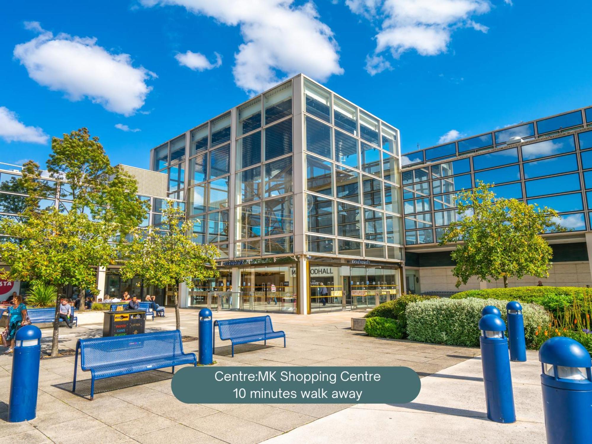 Penthouse Apartment - City Centre - Secure Parking, Balcony, Self-Check-In, Fast Wifi And Smart Tv With Netflix By Yoko Property Milton Keynes Extérieur photo